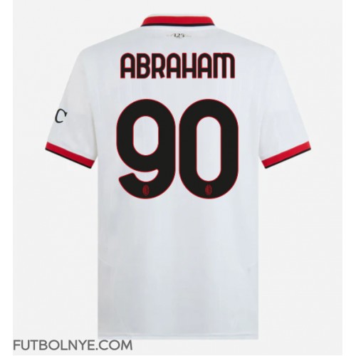 Camiseta AC Milan Tammy Abraham #90 Visitante Equipación 2024-25 manga corta